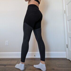 Old Navy, Two tone, Leggings, Black and gray, Size small